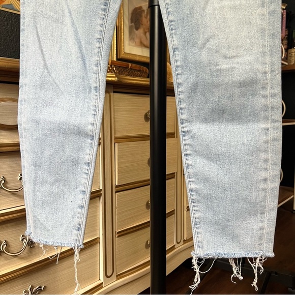 Agolde Sophie Raw Hem High Rise Crop Jeans Size 27 - Picture 3 of 8